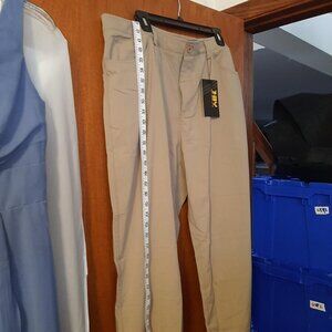 NEW With TAG ! TBY Men Outdoor Sport Activewear WorkOut Pant Beige Stretch Sz 40